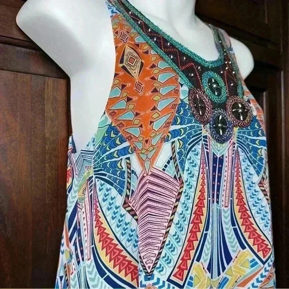 Madison Leigh Sleeveless Dress / Boho / Size 6!/ Multicolored - Picture 6 of 15